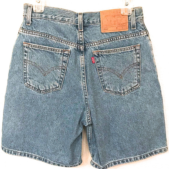 levi high waisted mom shorts